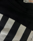 AC-DC Baskılı Fake Sleeves Unisex Siyah T-shirt