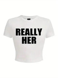 Really Her Crop Top Bluz Body