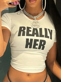 Really Her Crop Top Bluz Body